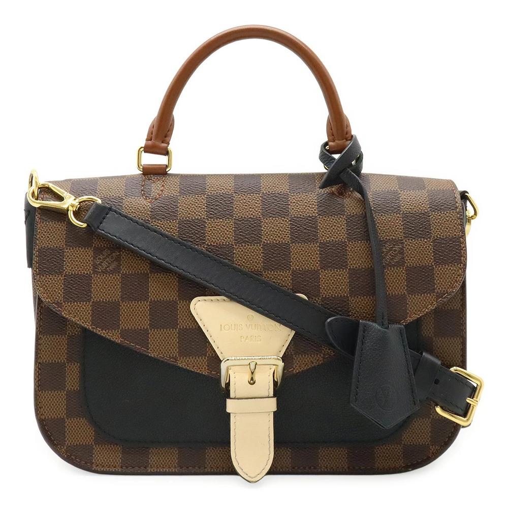LOUIS VUITTON Damier Beaumarche Handbag Flap Bag Crossbody Noir Black